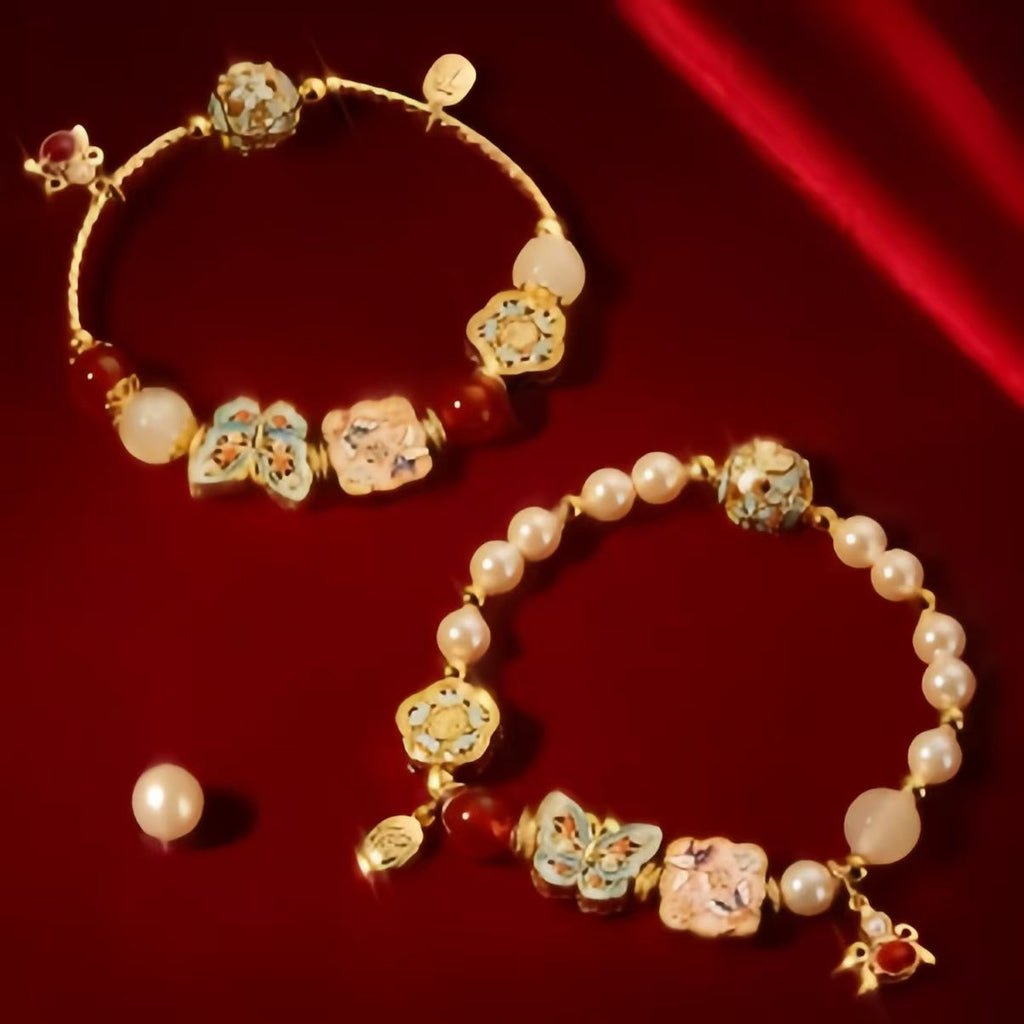 The Palace Museum Treasure Butterfly Bracelet Pearl Gift