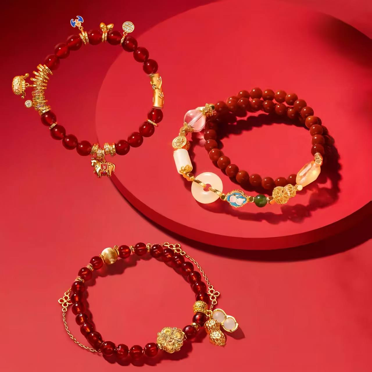 The Palace Museum Horse Year Lucky Charm Bracelet Museum-inspired Cultural Gift