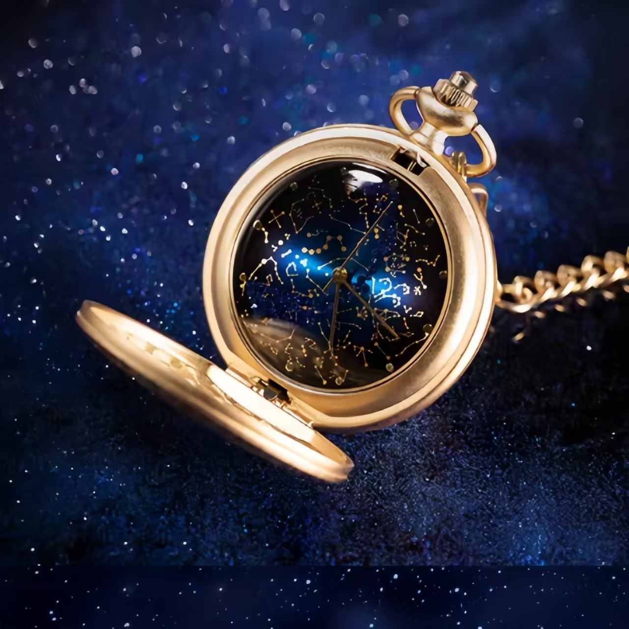 The Palace Museum Arctic Star Chart Vintage Celestial Pocket Watch