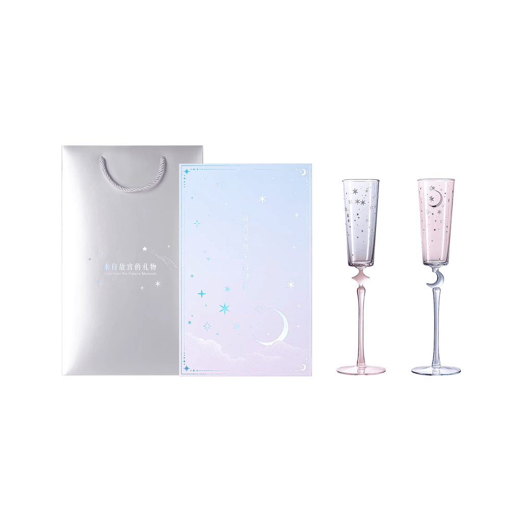 The Palace Museum Starry Night Stemmed Champagne Flute