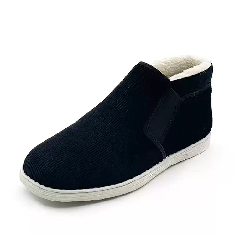 Neilan Sheng  Multi-Layer Sole Corduroy Fleece-Lined Cotton Men's Shoes
