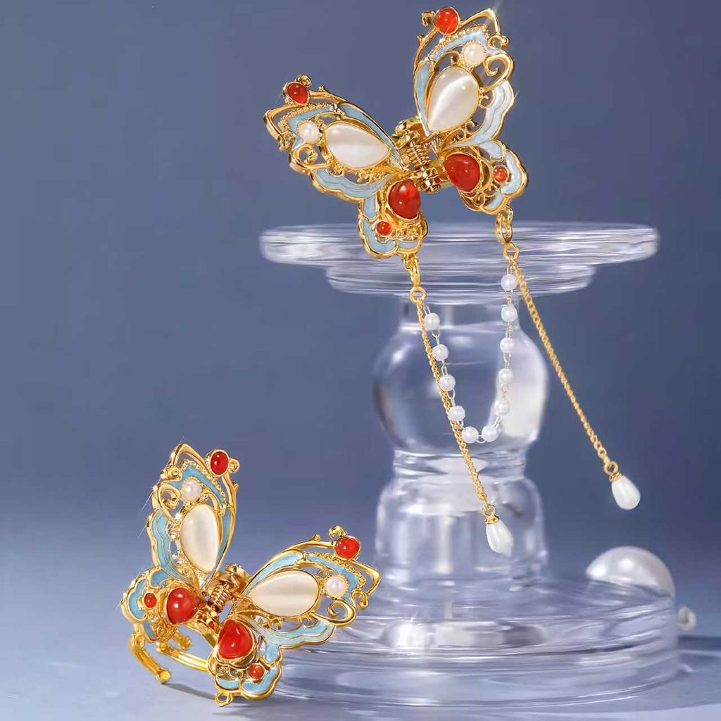 The Palace Museum Treasure Butterfly Clip and Hairpin Crafted Hair Accessories