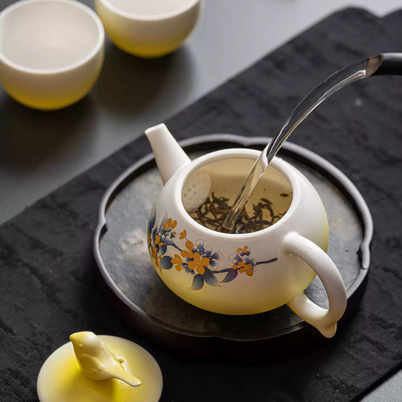 Shangxinle Forbidden City Aromatherapy Magpie Ascending the Cassia Tea Set