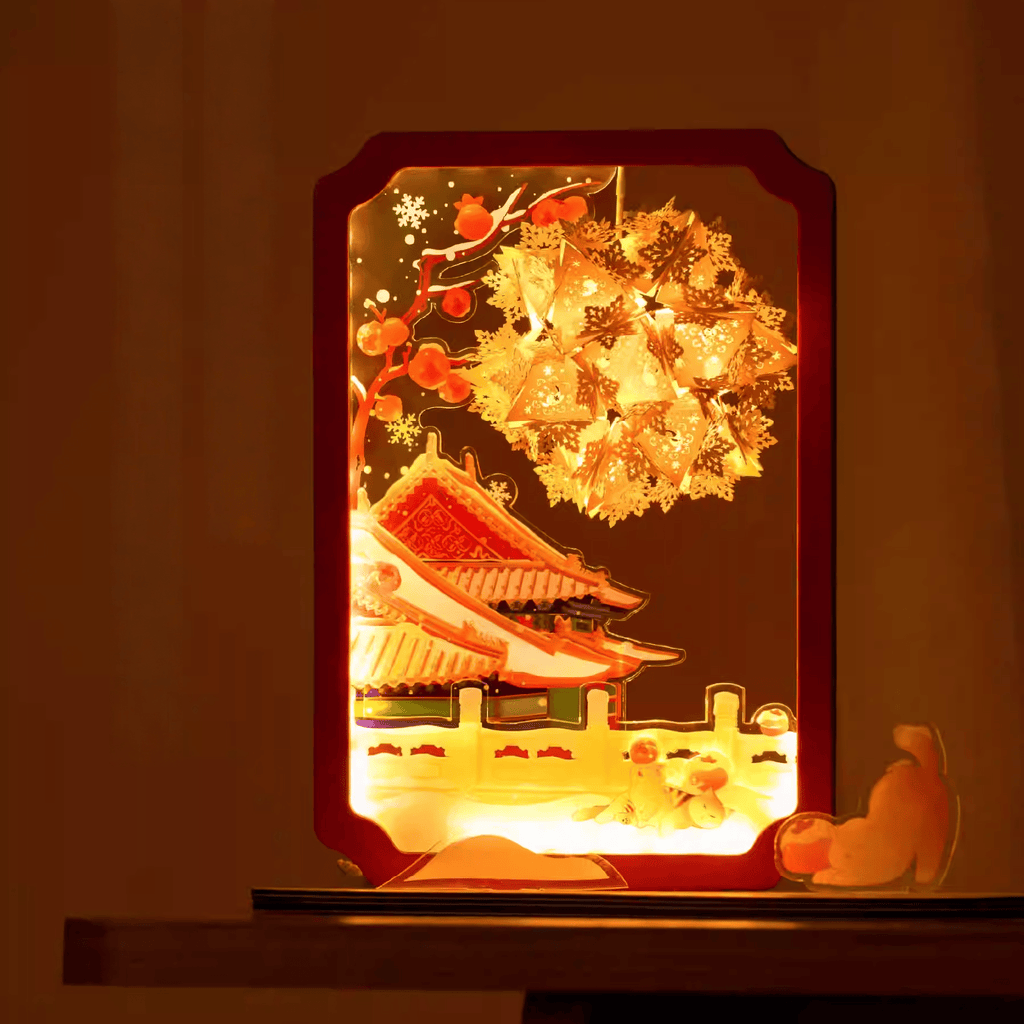 The Palace Museum Forbidden City Snow Paper Carving Lamp