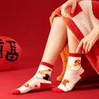 The Palace Museum Little Fortune Horse Sock Set Gift Box