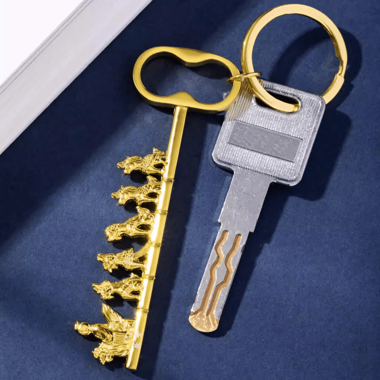 The Palace Museum Roof Beast Keychain