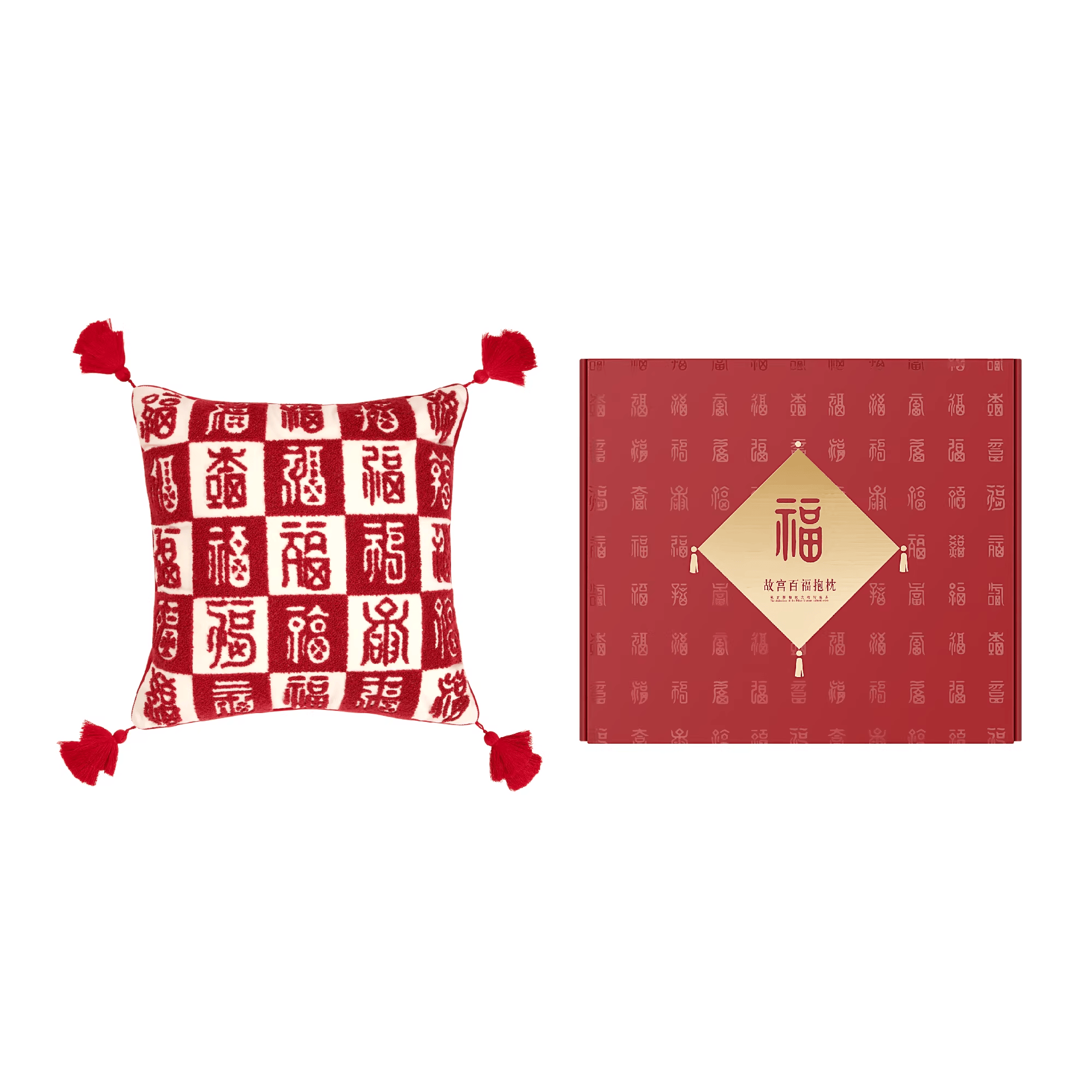 The Palace Museum Hundred Blessings Pillow & Sofa Cushion