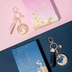 The Palace Museum Day & Night Sand-Flow Couple Keychains