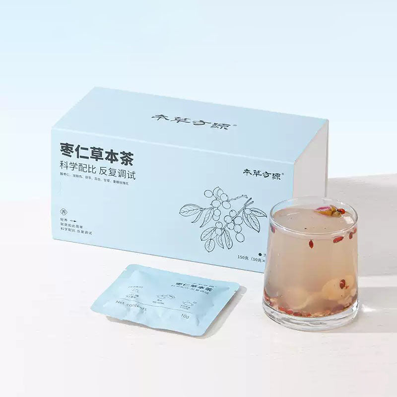 Spine Date Seed Poria Cocos Herbal Tea