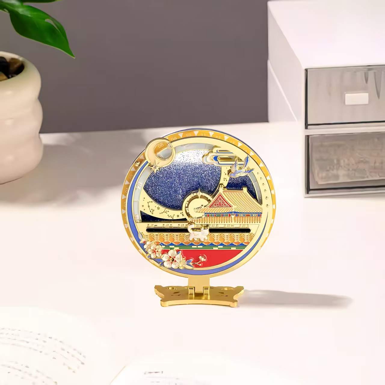 The Palace Museum Forbidden City Time Perpetual Calendar Fridge Magnet