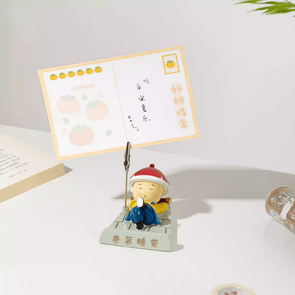 The Palace Museum Imperial-Decree Sleep Desktop Memo Holder & Phone Stand