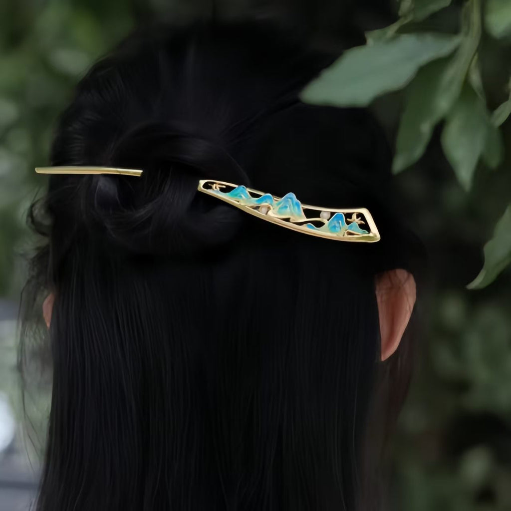 The Palace Museum Thousand-Mile River and Mountains Hairpin