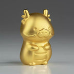 Shangxinle Forbidden City Golden Dragon Office Desk Copper Ornament