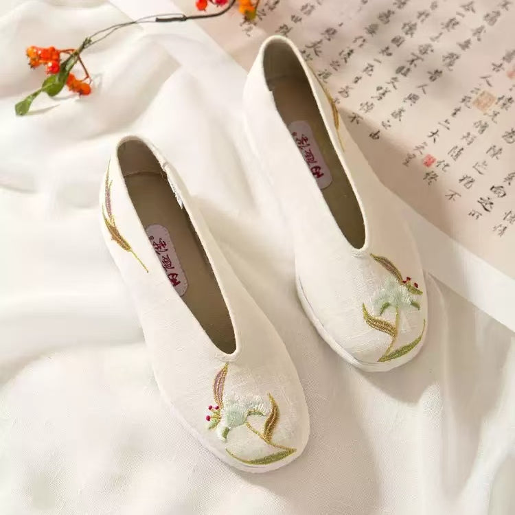 Neilan Sheng  Ruyi's Royal Love in the Palace Style Yihuan Single Hanfu Women's Shoes