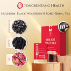 Beijing Tongrentang Goji Berry Mulberry & Rose Flower Tea