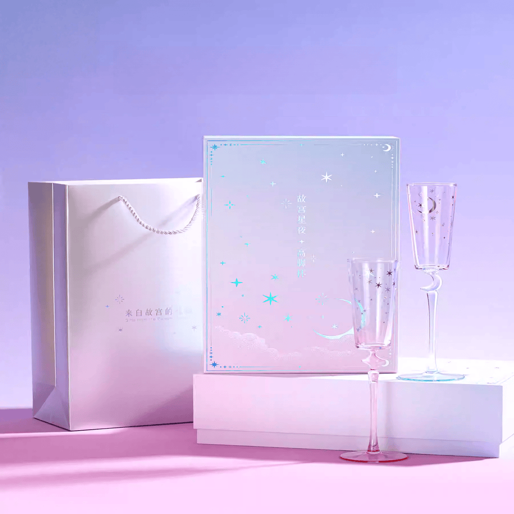 The Palace Museum Starry Night Stemmed Champagne Flute