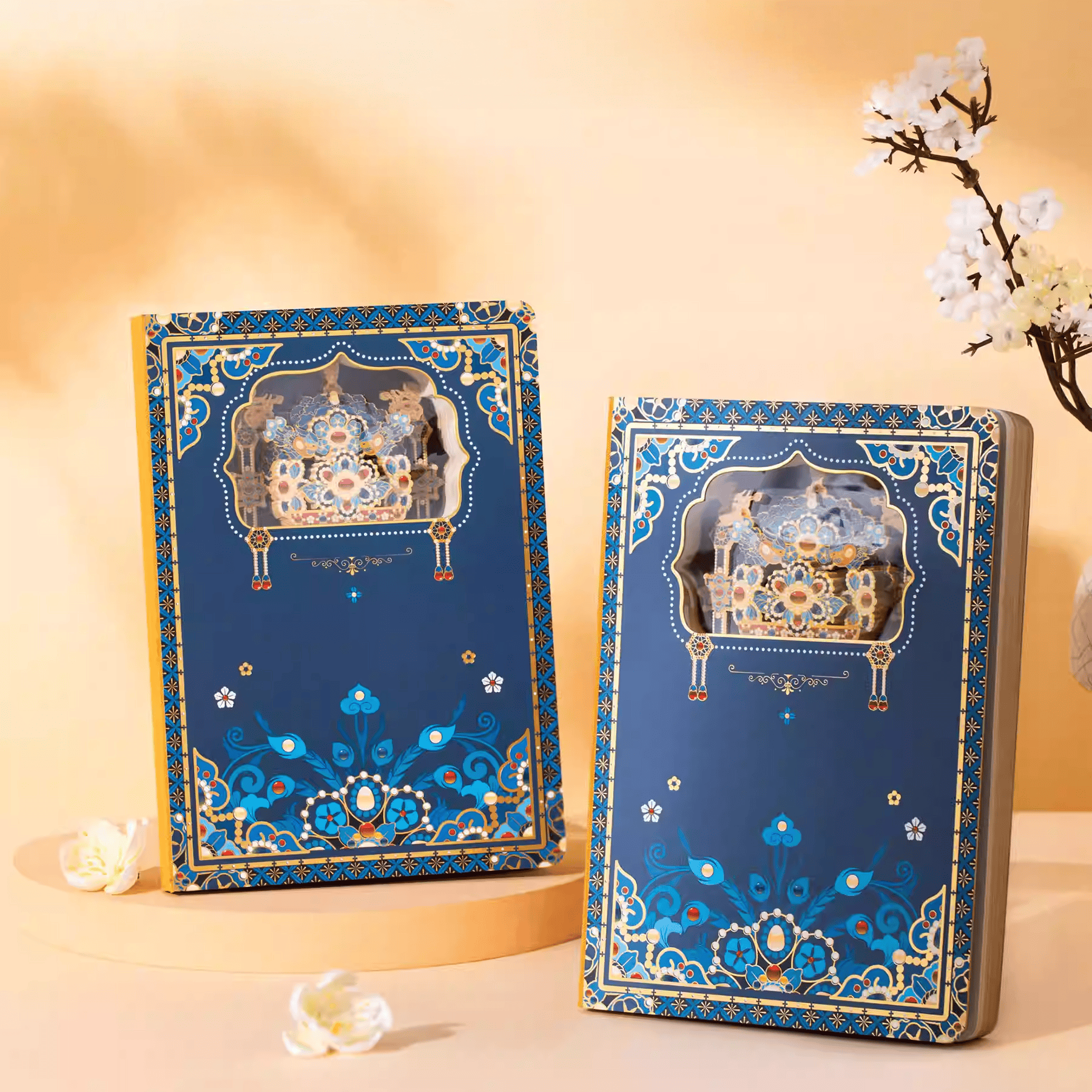 The Palace Museum Phoenix Crown 3D Paper-Cut Art Notebook