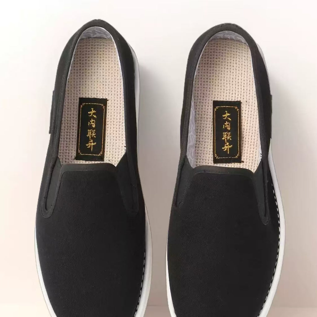 NeiLian Sheng  2025 Fall/Winter New Arrival Ula Grass Thick Sole Cloth Men's Shoes