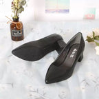 Neilan Sheng  Professional Black Cowhide Leather  for Women's Shoes