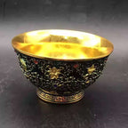 The Cloisonne Auspicious Eight Treasures Gilded Bowl