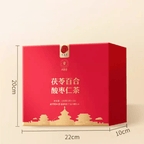 Beijing Tongrentang Sour Jujube Seed Lily Bulb & Poria Cocos Herbal Tea