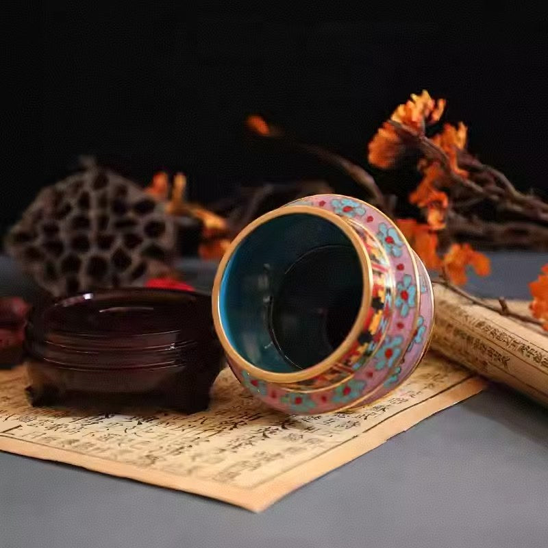 The Cloisonne Enamel on Copper Base with Polished Surface Temple of Heaven Ornament