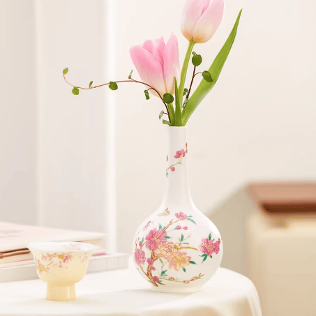 The Palace Museum Butterfly Dance Among Blossoms Ceramic Vase