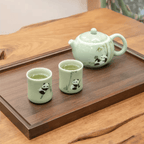 The Palace Museum Panda Calligraphy Tea Set