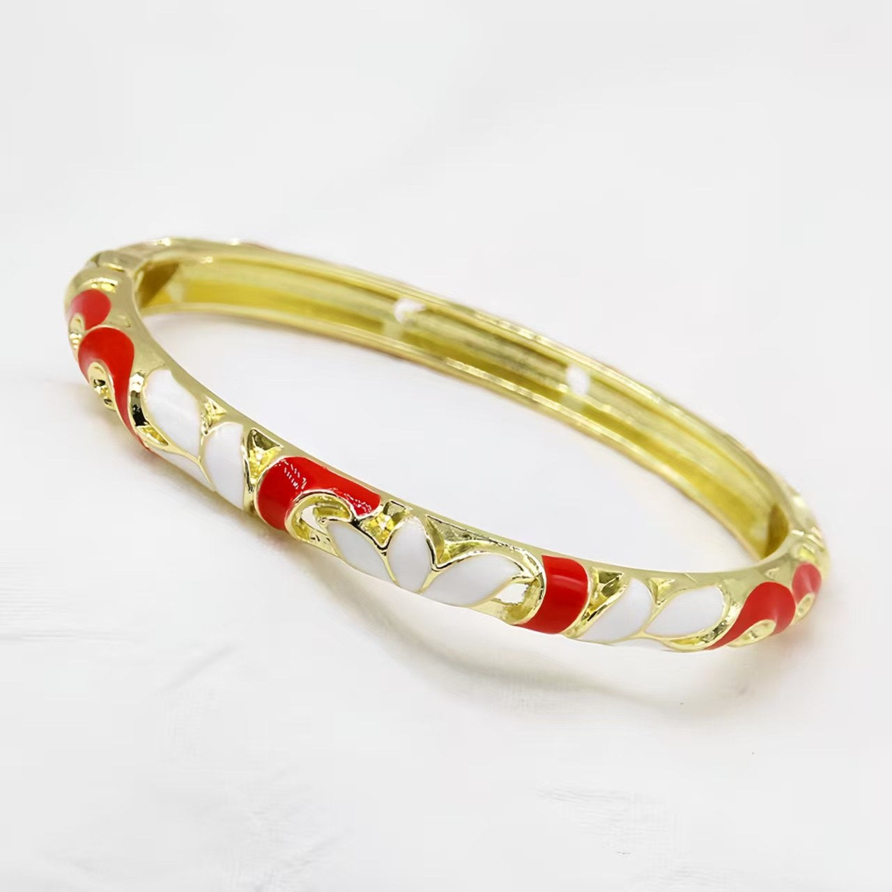 The JTF Cloisonne Bangle with Enamel Work Women's