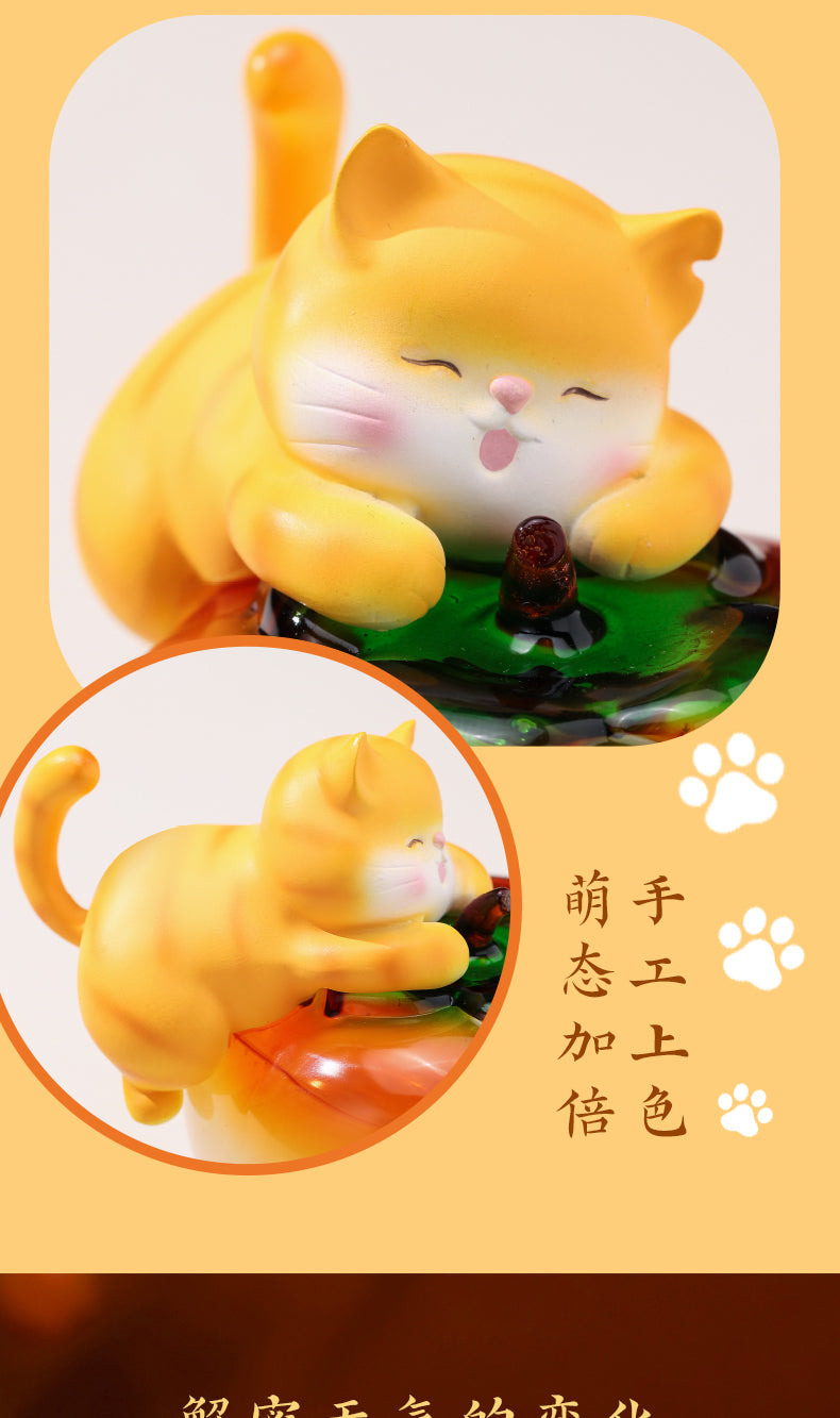 Shangxinle Forbidden City Cat Good Luck Weather Bottle Night Light
