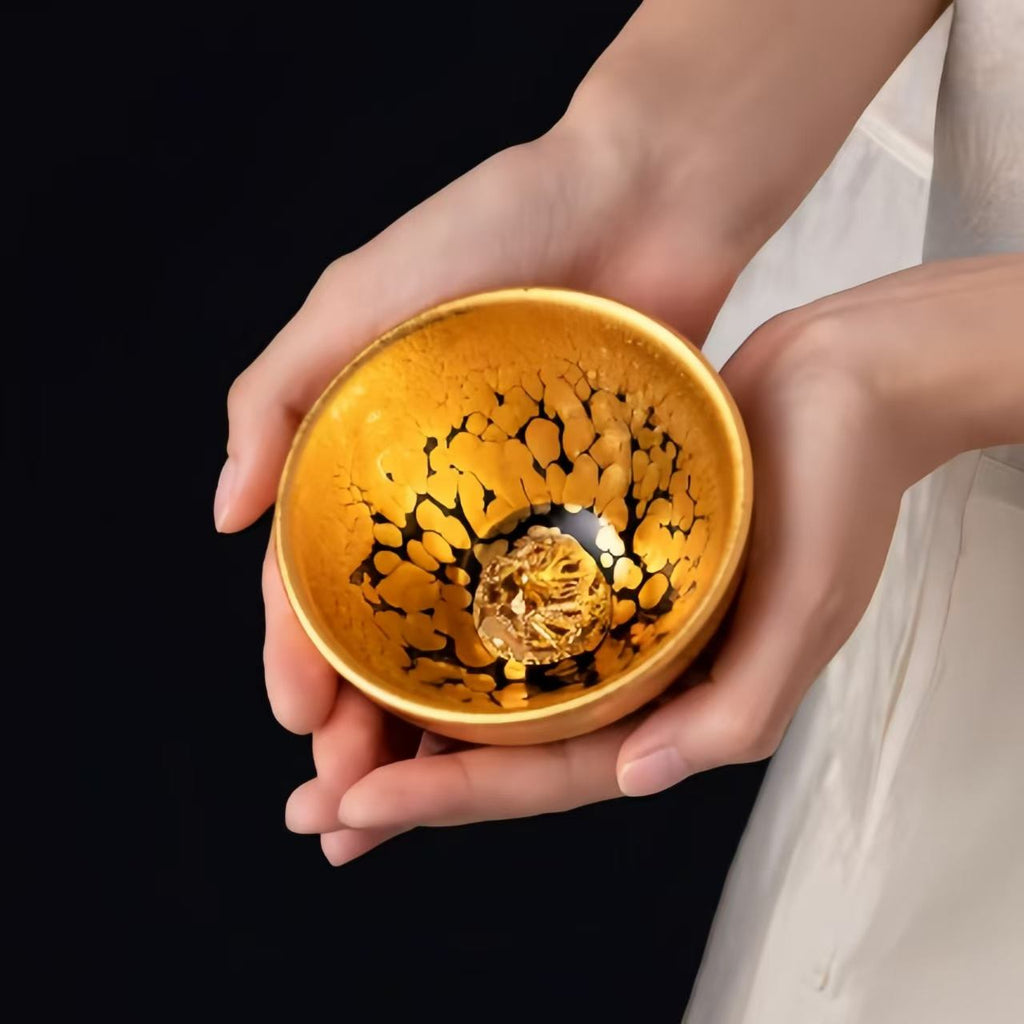 The Palace Museum Dragon in the Depths Jianzhan Cup Tea Set Gift Box