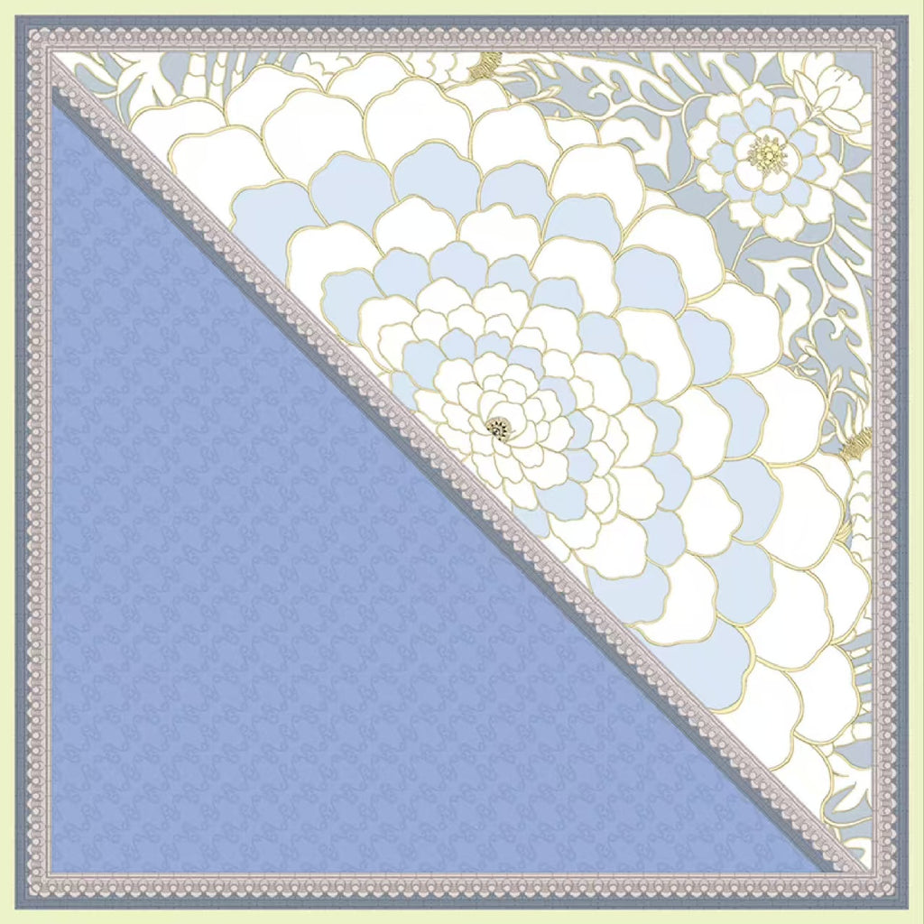 Rui Fu Xiang Mulberry Silk Square Women's Scarfs 1