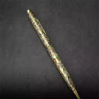 The Cloisonne Enamel Gold-Ground Swirl-Pattern Ballpoint Pen
