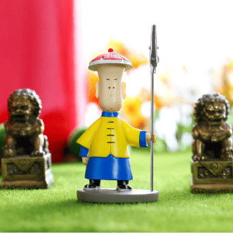 The Palace Museum Imperial Bodyguard Desktop Memo Holder