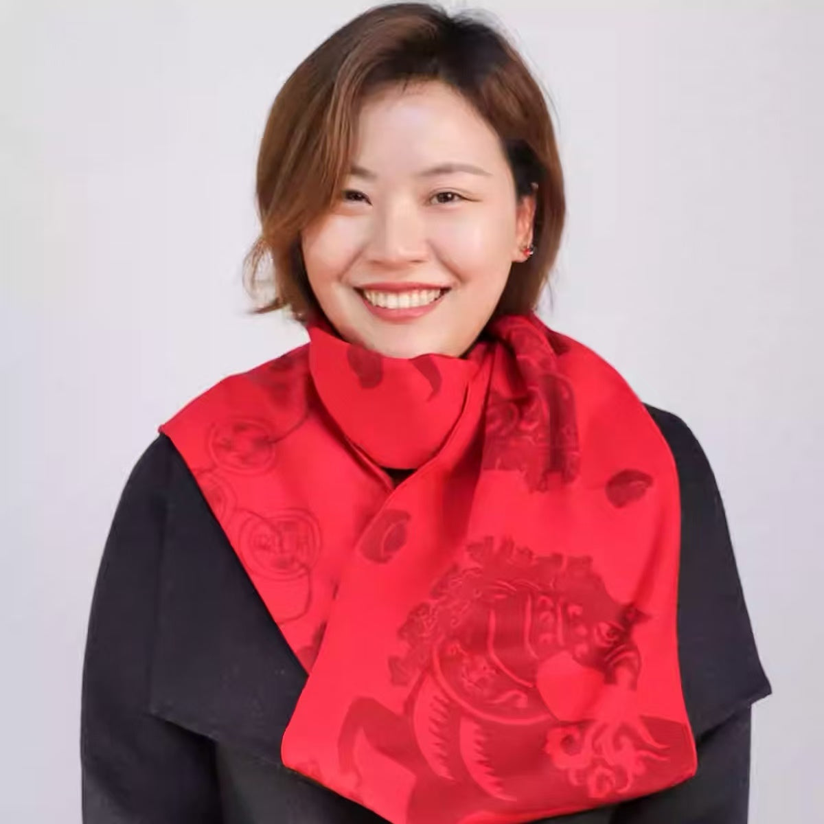 Rui Fu Xiang Mulberry Silk Unisex Scarfs