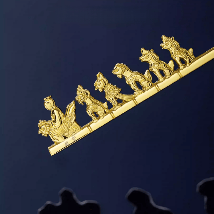 The Palace Museum Roof Beast Keychain