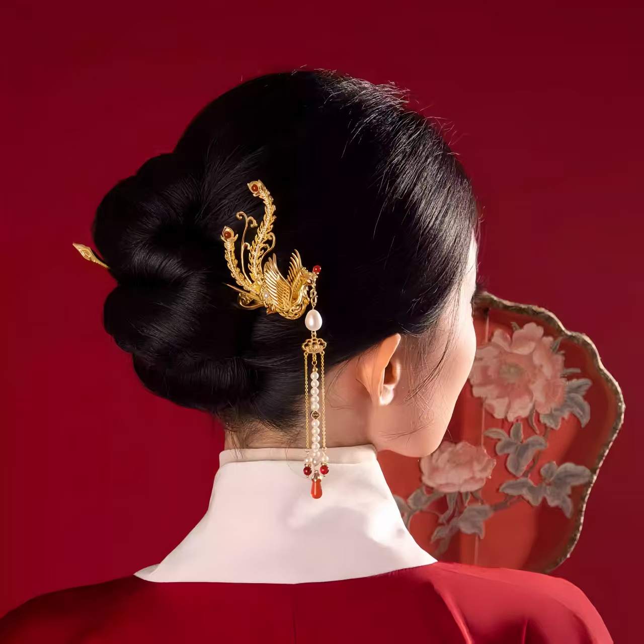 The Palace Museum Phoenix Hairpin New Chinese-Style Phoenix Ornament Creative Gift