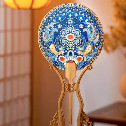 The Palace Museum Phoenix Crown Round Fan