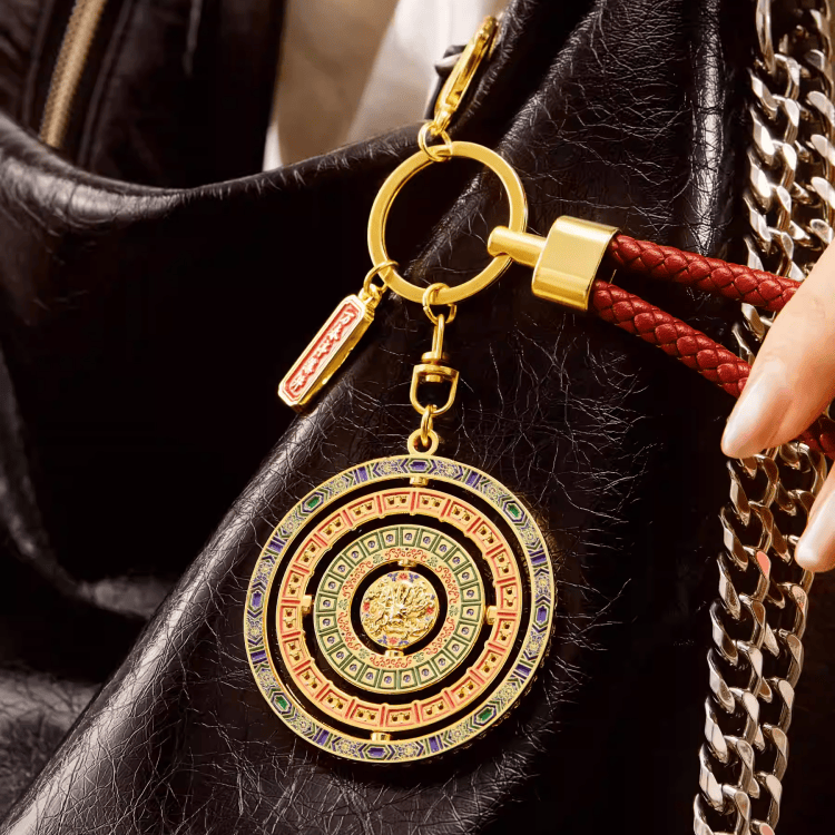 The Palace Museum Wanchunting Pavilion Caisson Keychain