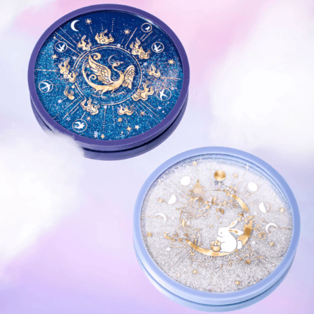 The Palace Museum Golden Crow & Jade Hare Shifting Sand Silicone Coaster