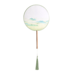 The Palace Museum Qianli Jiangshan Pure Silk Round Fan