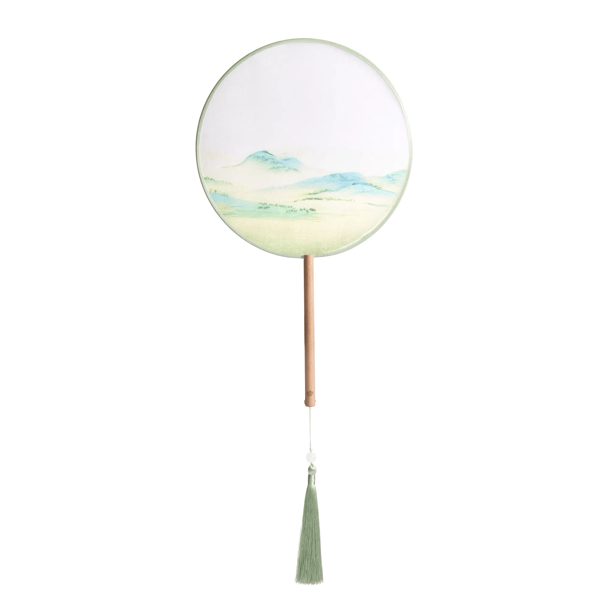 The Palace Museum Qianli Jiangshan Pure Silk Round Fan