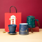 Shangxinle Forbidden City Auspicious Sign Ceramic Office Tea Leakage Cup