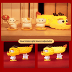 The Palace Museum Cat Dragon-Dancing Night Light Ornament