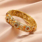 The Cloisonne Enameled Bracelet Large-Circle Women's