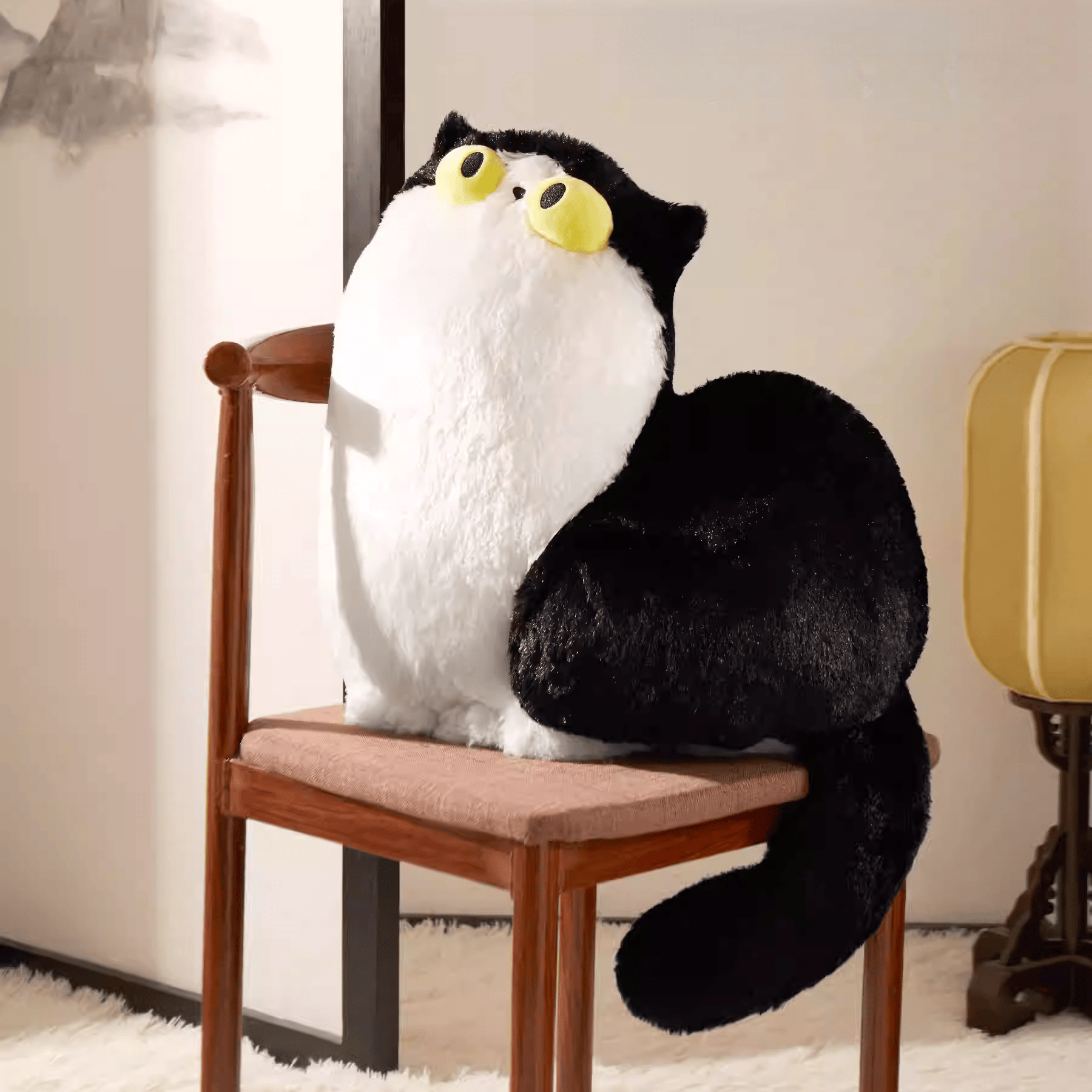 The Palace Museum Cute Cat Pact Plush Cartoon Pillow