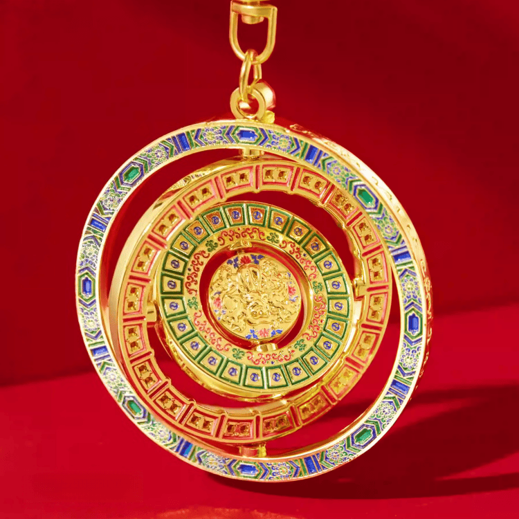 The Palace Museum Wanchunting Pavilion Caisson Keychain