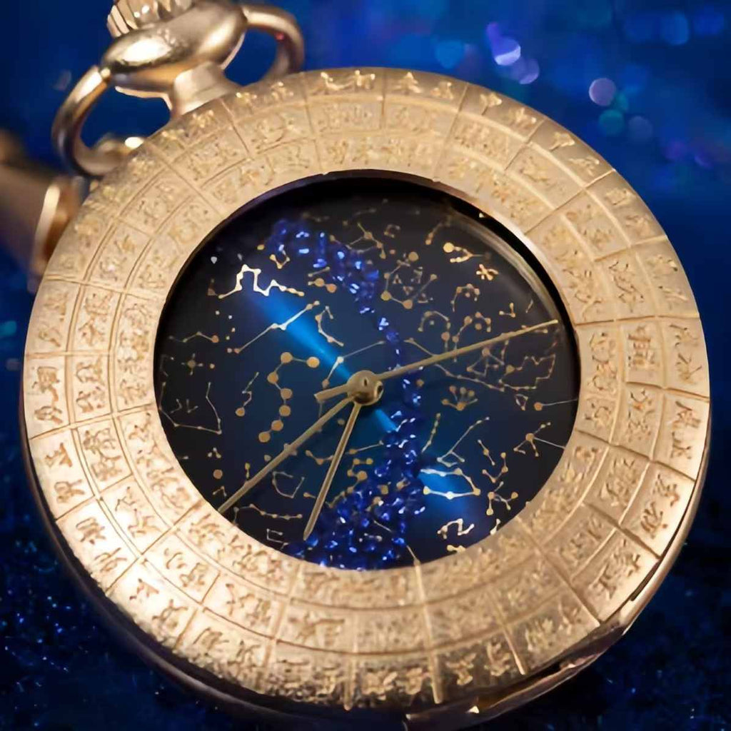 The Palace Museum Arctic Star Chart Vintage Celestial Pocket Watch