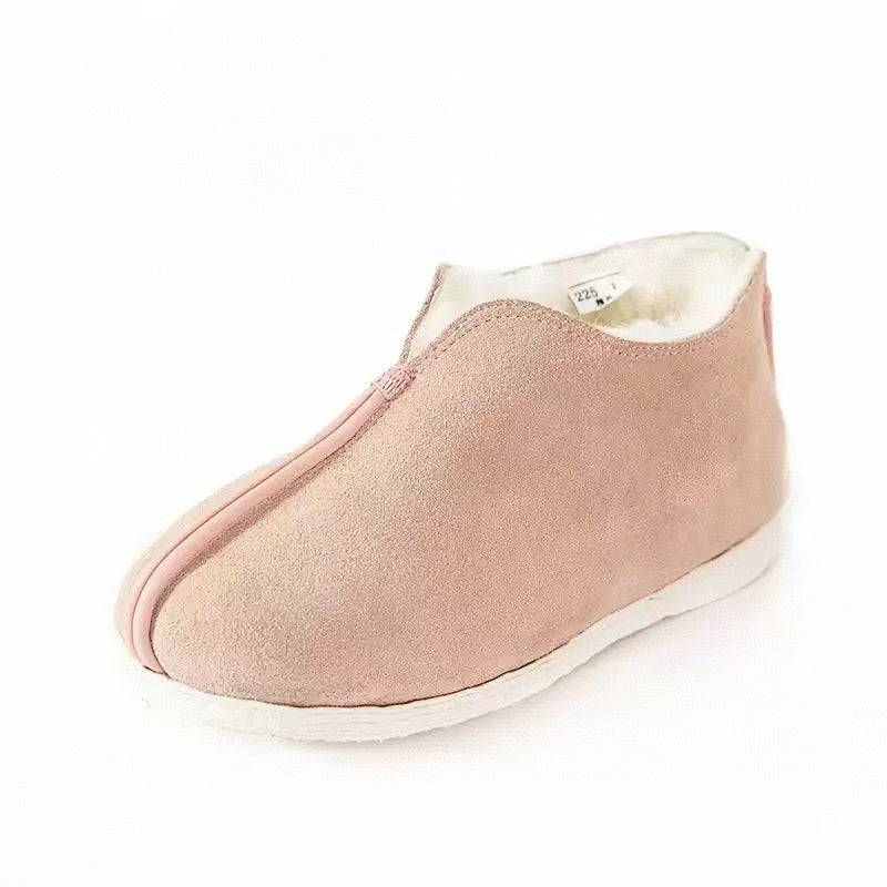 Neilan Sheng  Suede Leather Wool-Lined Cotton Women's Shoes