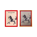 The Palace Museum Xu Beihong's Two Horses Decorative Painting